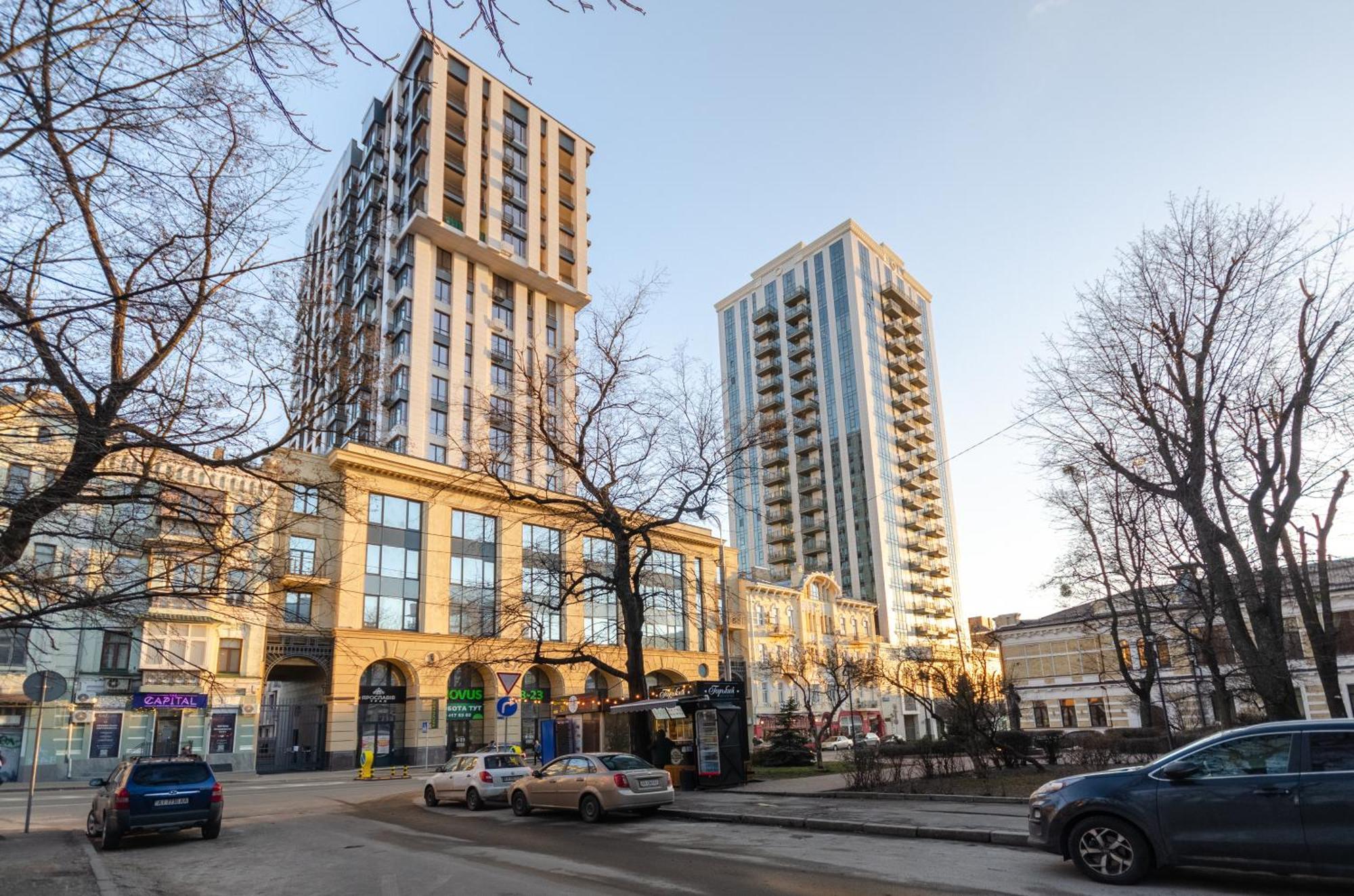 Petrovdom 12-131B Apartments In Rc "Yaroslaviv Grad"Bulvarno Kudriavska 17B Киев Экстерьер фото